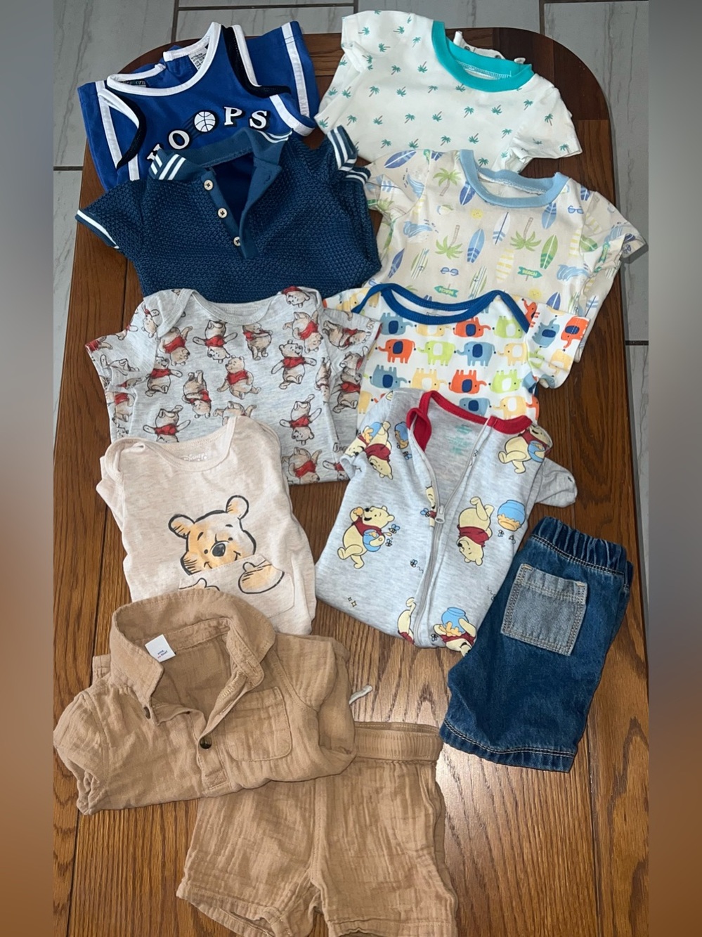 Baby Boy 3–6M Clothing Bundle | 11 Pieces | Disney, Old Navy, Chick Pea